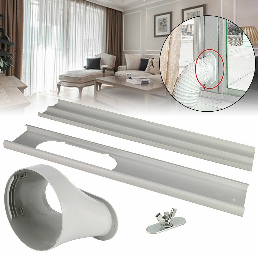 2/3Pack Window Slide Kit Plate Portable Adjustable Window For Air Conditioner