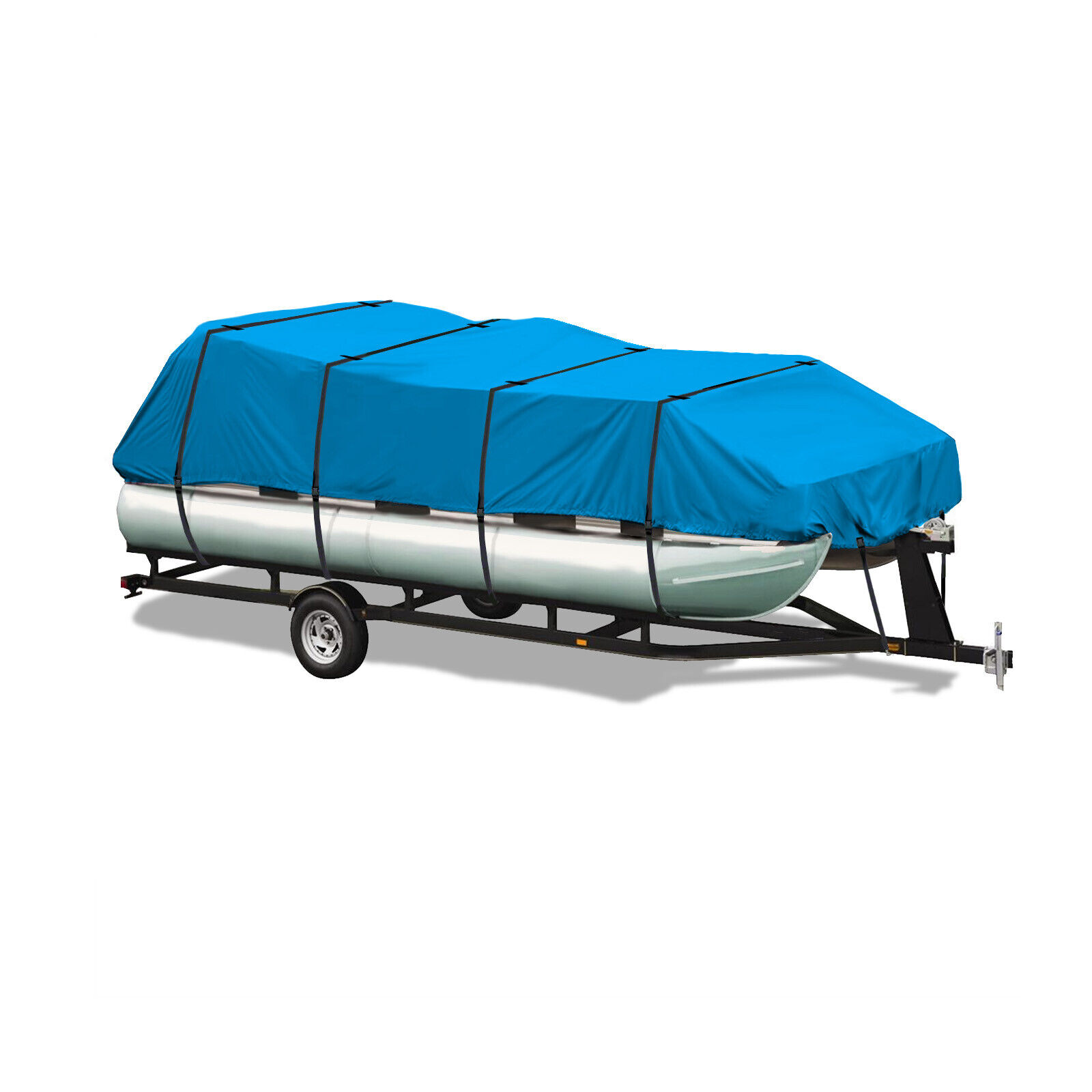 24 ft- 26ft Pontoon Boat Cover Heavy duty trailerable waterproof tear resistant