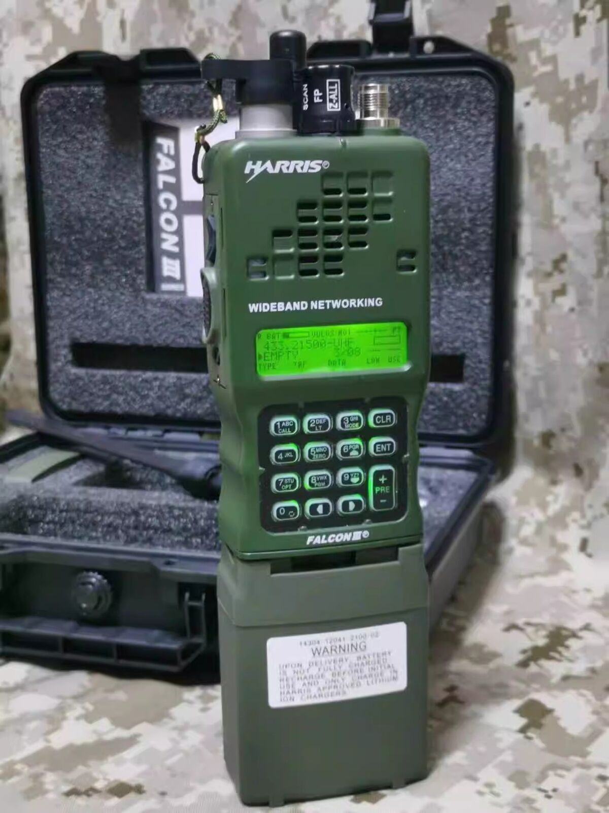 US 2024 TCA/PRC-152A Multiband Handheld FM Radio (UV) GPS 15W Walkie Talkie KDU