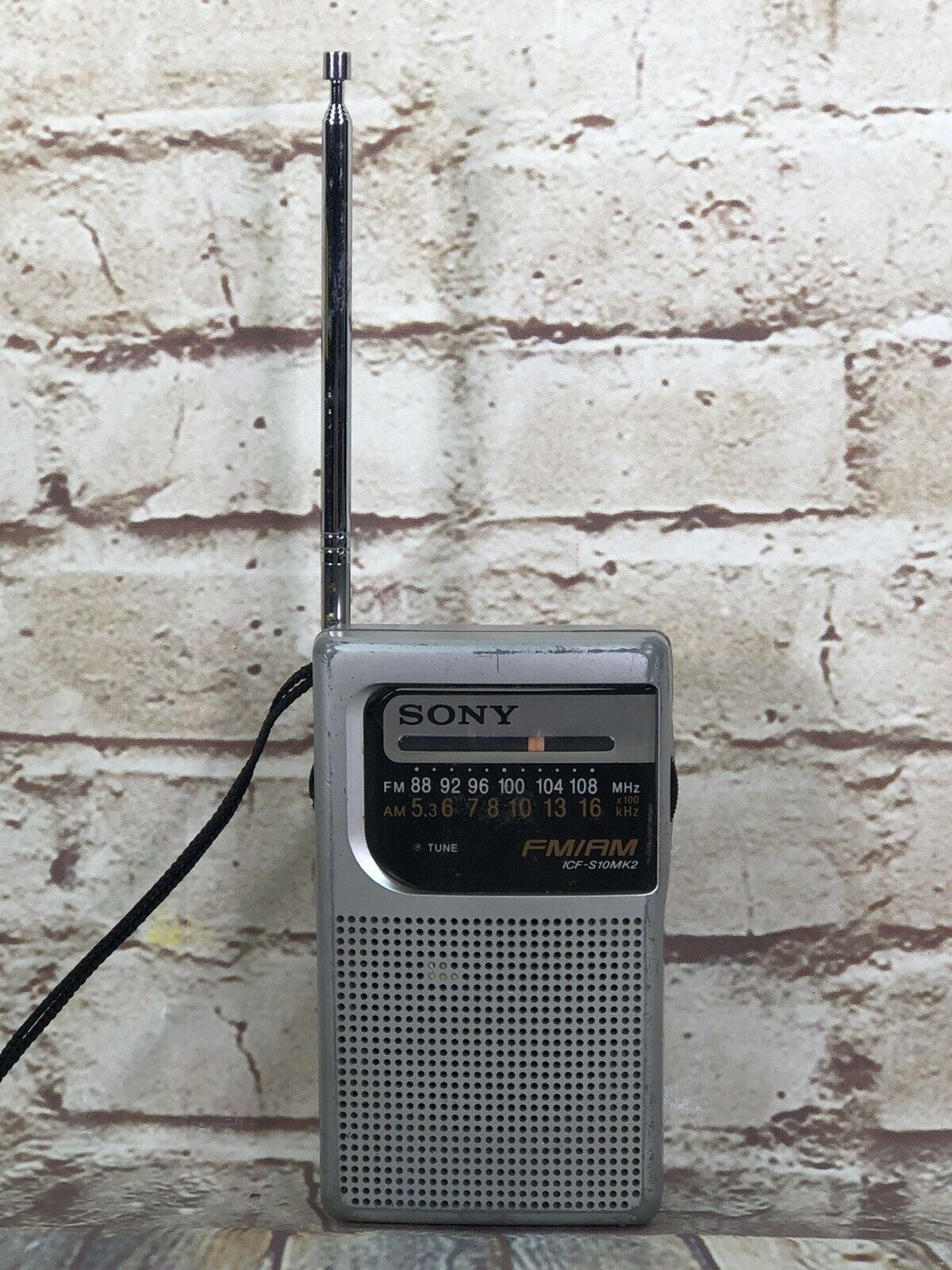 Sony FM/AM Silver Radio ICF-S10MK2 