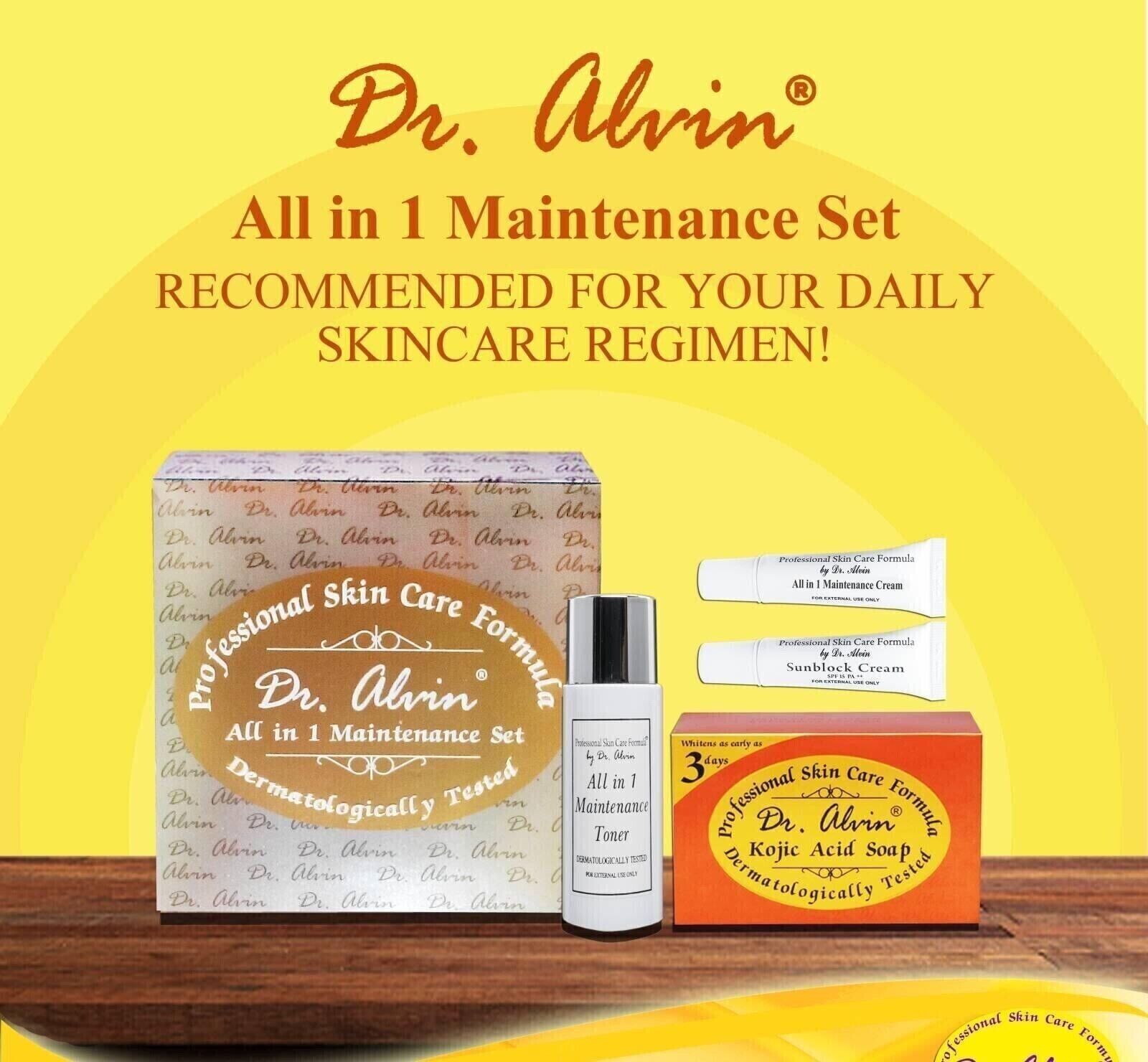 Dr. Alvin All-in-1 Maintenance Set 100% Authentic (Authorized US Seller)