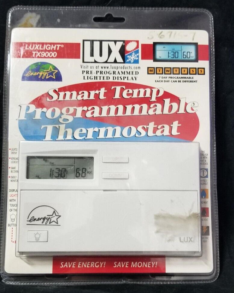 Lux Luxlight TX9000 Smart Temp 9000