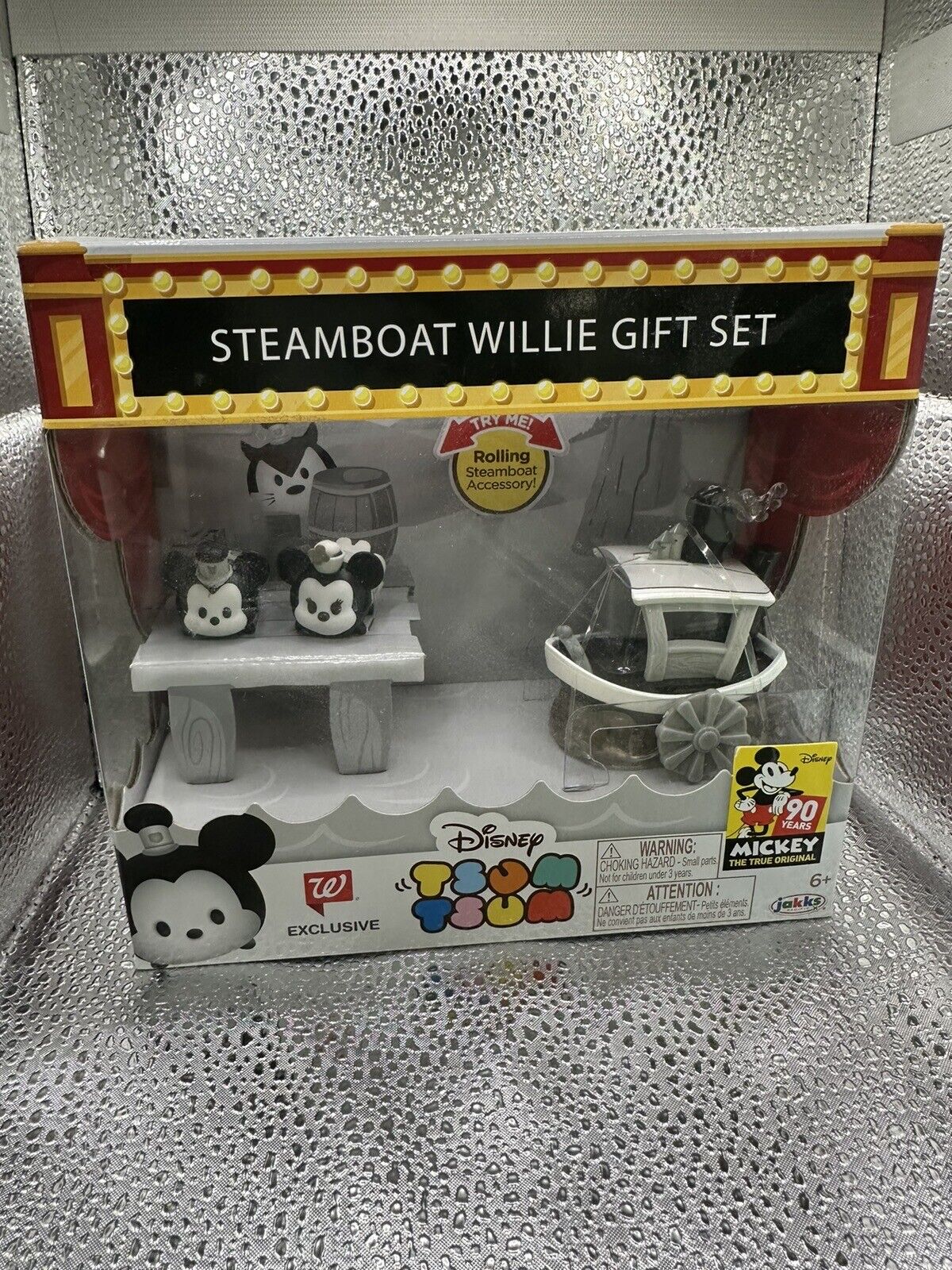 Disney Tsum Tsum Steamboat Willie Gift Set Walgreens Exclusive 90th Mickey Mouse