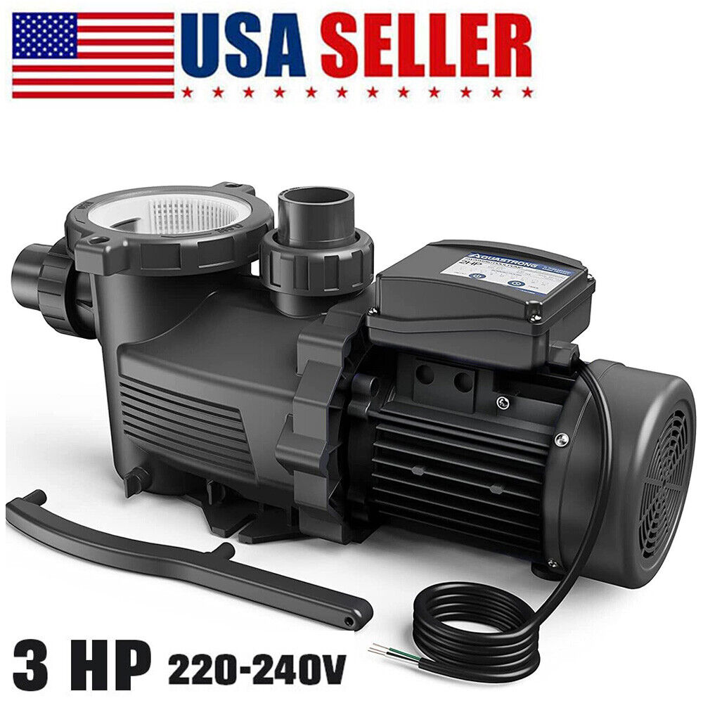 1.2-3.0 HP Above Ground Swimming Pool Pump Single Speed Pump 220V / 240V with UL