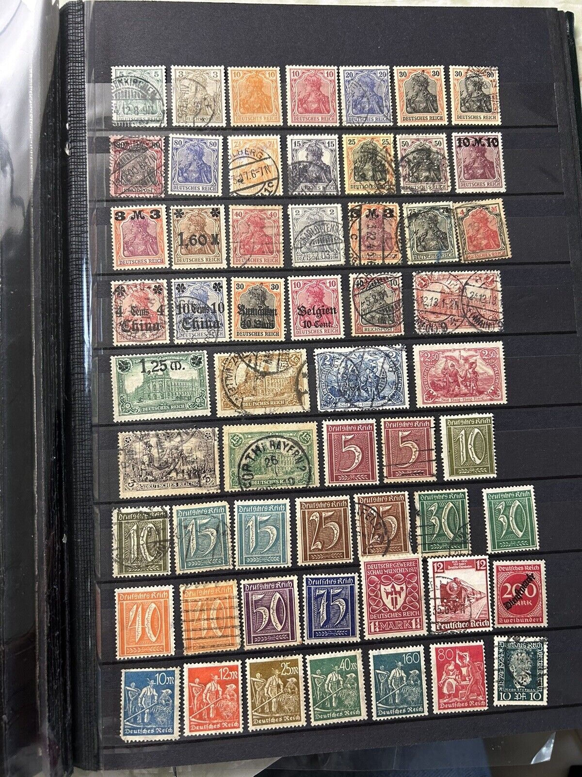 GERMANY - DEUTSCHES REICH - 286 Stamps Le