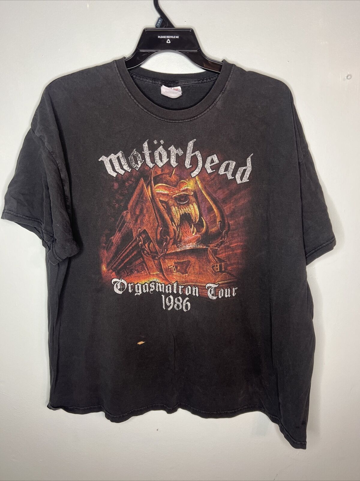 Vintage Motörhead Orgasmatron Tour 1986 Shirt Size 3XL - 90s/2000s Reissue