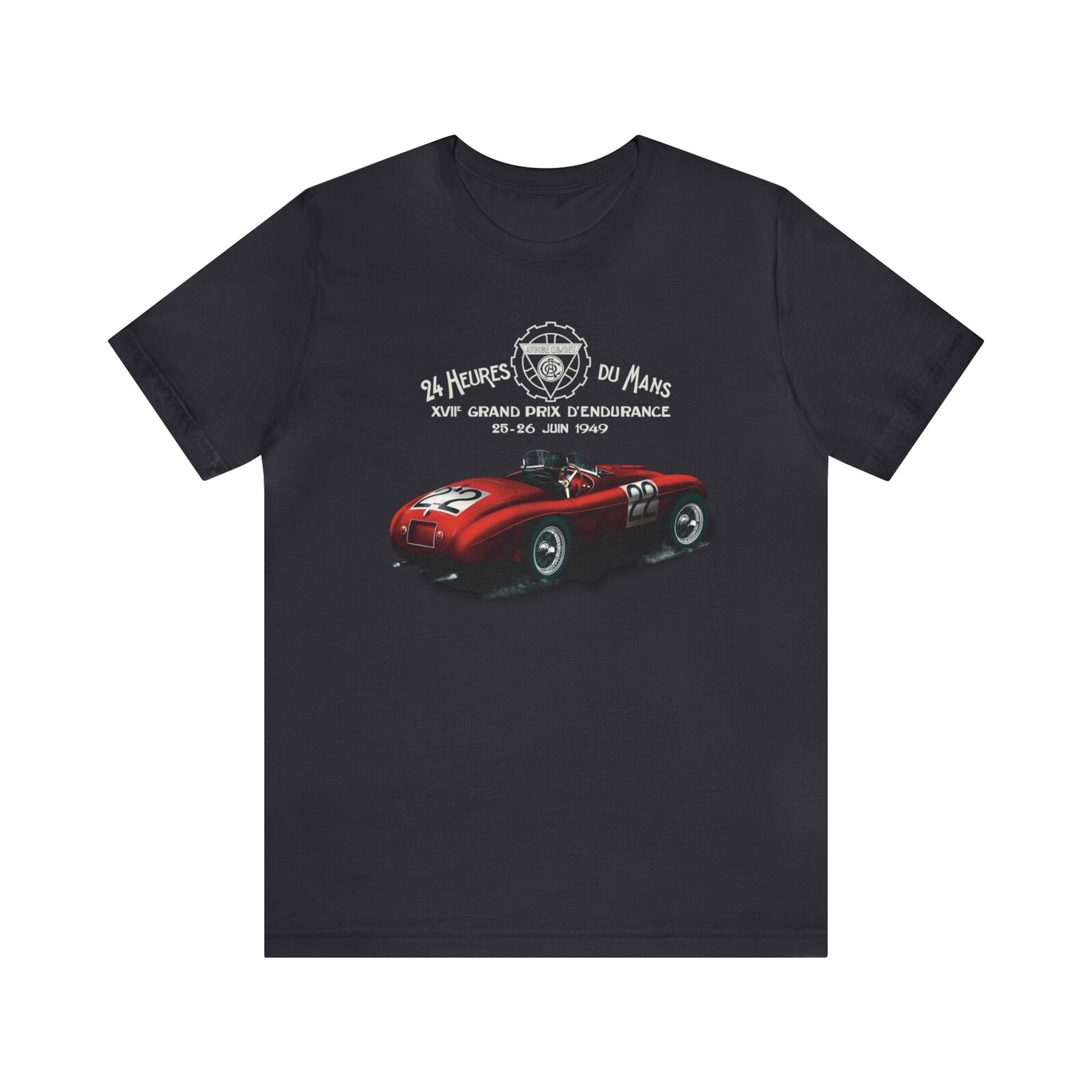 1949 Le Mans T-Shirt | Circuit Sarthe | Racing History Vintage Motorsport Tee