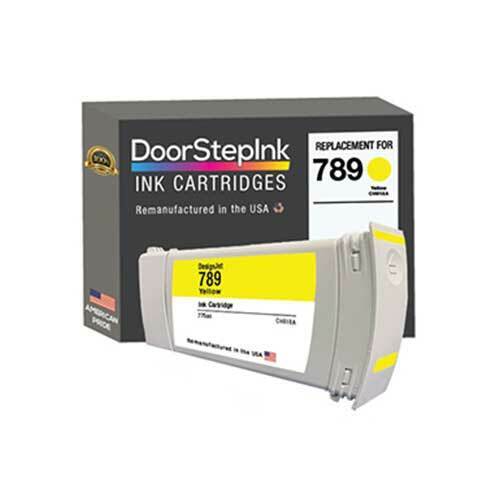 DoorStepInk Remanufactured In The USA For HP 789 Yellow 
