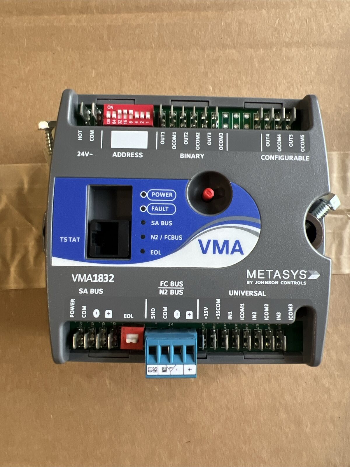 METASYS VMA1832 CONTROLLER 37-582-265 24VAC JOHNSON