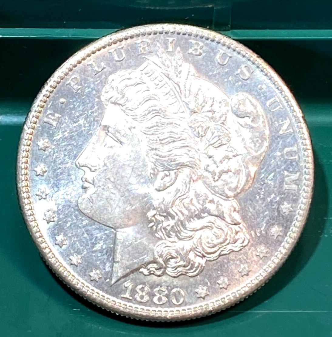 1880-S Morgan Silver Dollar Nice Original Blast White Choice BU PL CHRC