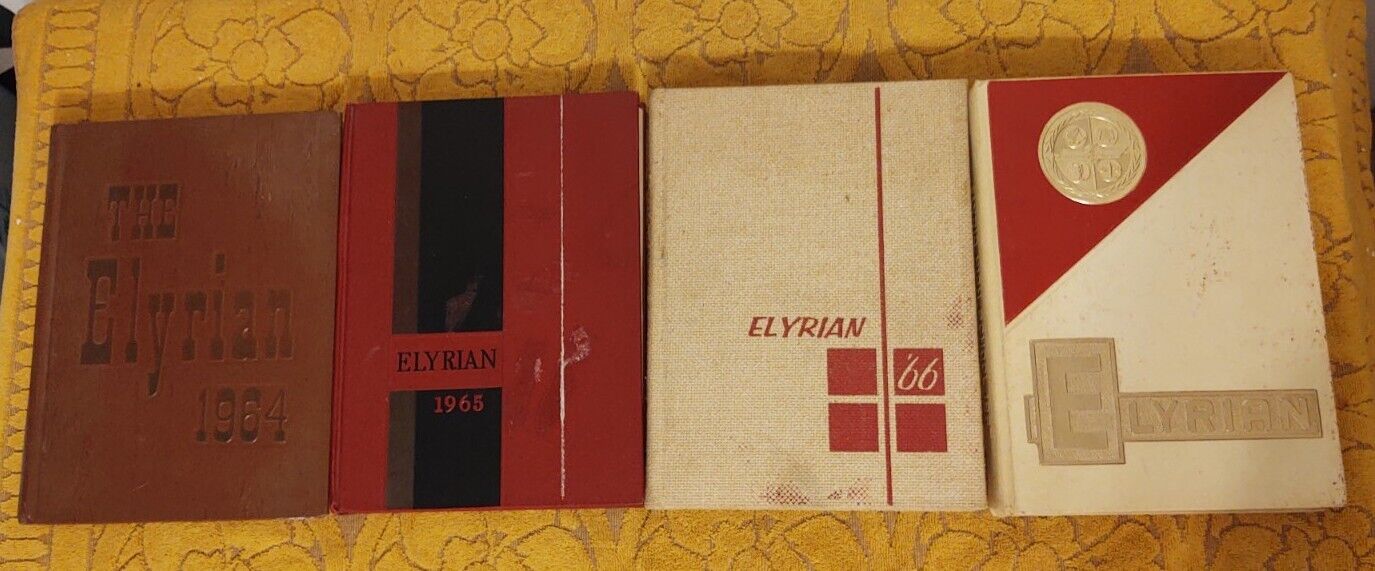 1964 1965 1966 1967 Elyria High School Yearbook Lot Annual Elyria Ohio Elyrian