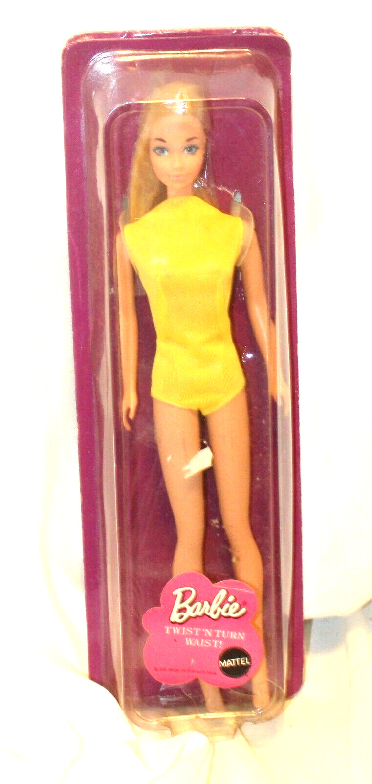 Vintage Barbie Doll TNT Mattel Canadian Import MIP Poupee NRFB Yellow Suit NIP