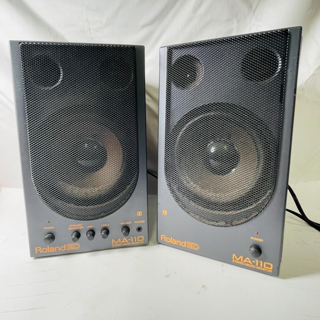 JUNK ROLAND MA-110 STEREO MICRO MONITOR Set 30W Unconfirmed operation