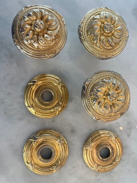 Sherle Wagner gold plated door knobs