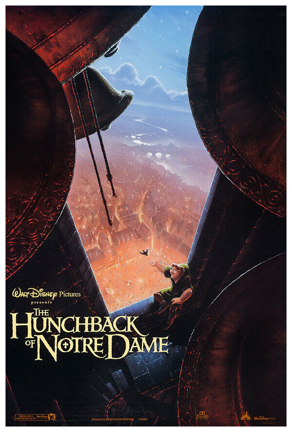 The Hunchback of Notre Dame  - Disney - Movie Poster - 1996 - US Release #2