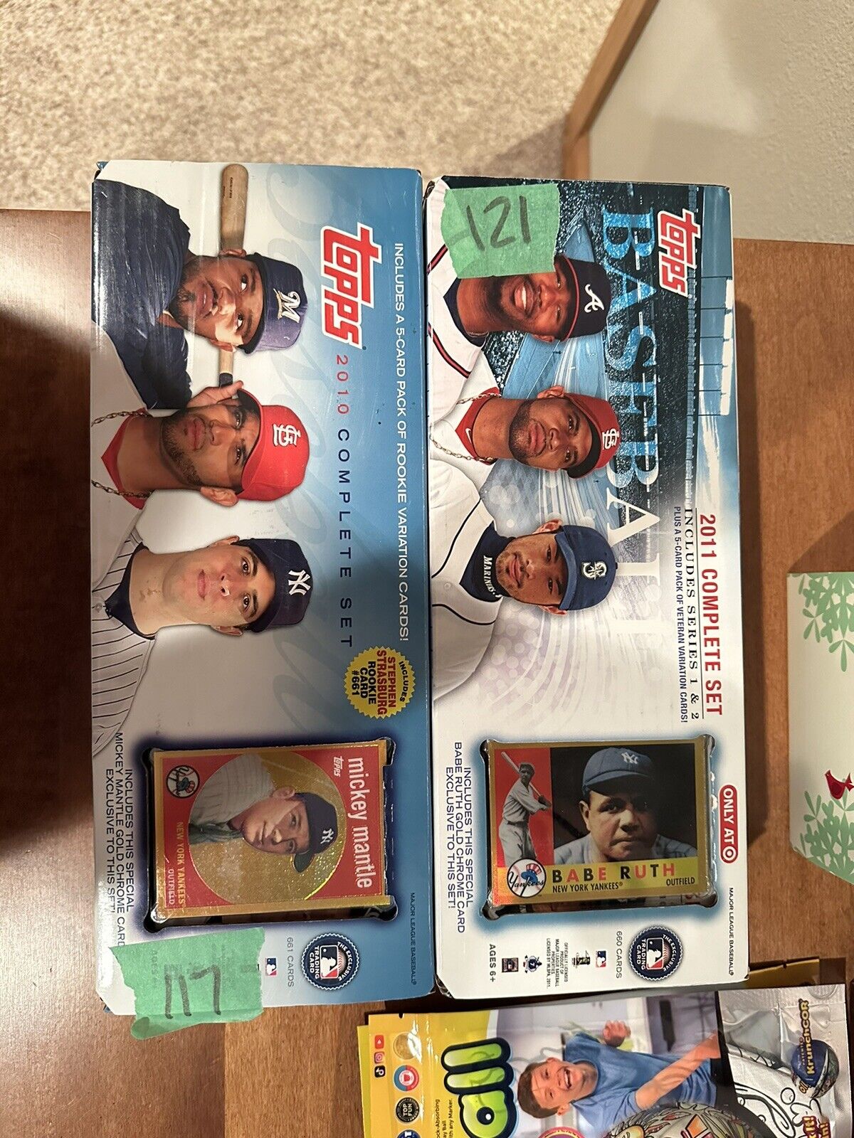 Topps Baseball 2010-2011 Complete Sets Partially Sealed