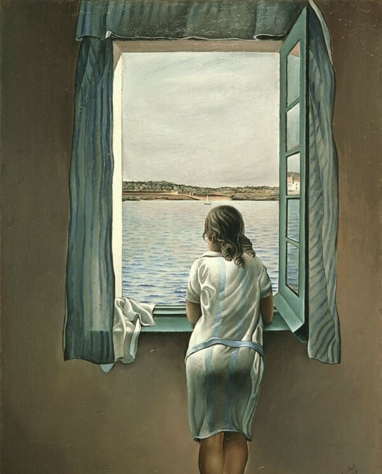 1925 Figure at a Window, by Salvador Dali art painting print