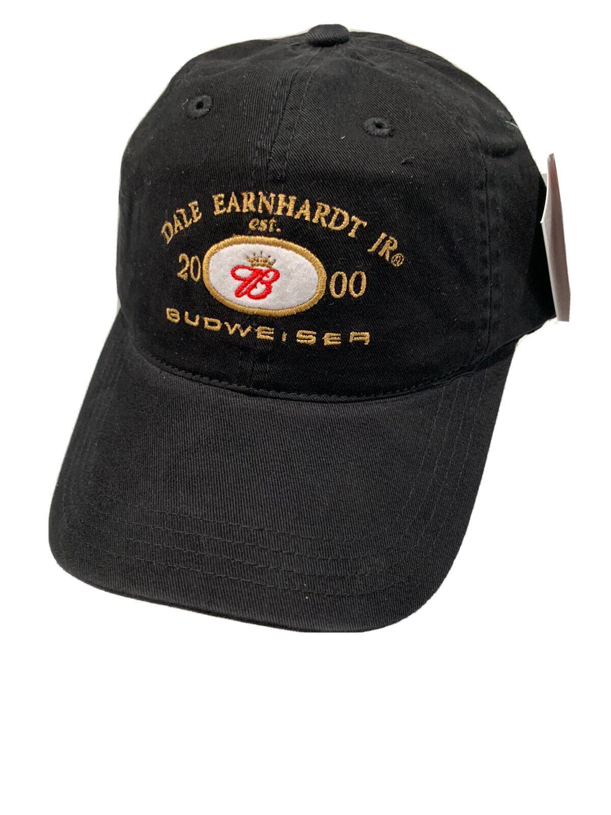Vintage Dale Earnhardt Jr Budweiser 2000 Strapback Hat Cap Black Adjustable