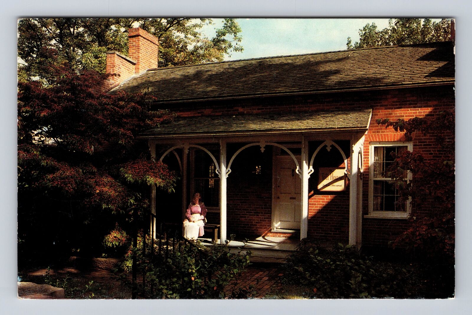 Coshocton OH-Ohio, The Toll House, Antique, Vintage Souvenir Postcard