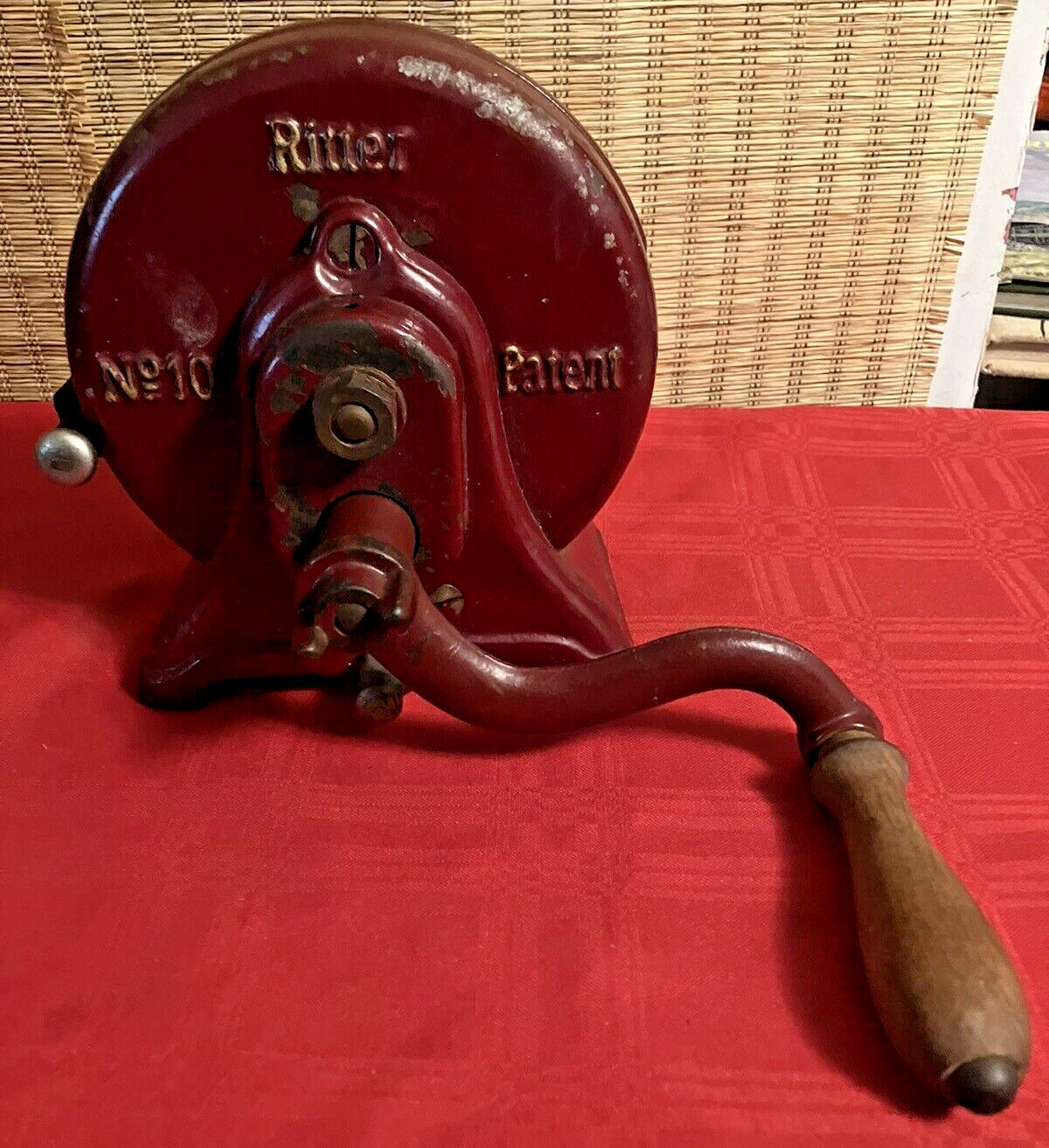 Antique RITTER Model 10 Rotary Knife Cleaner/Cleaning Machine *Circa 1910*