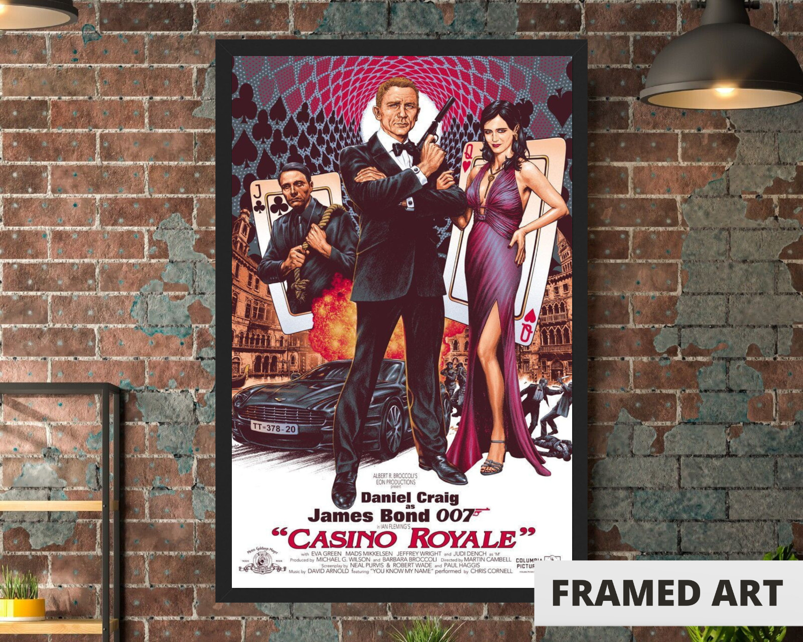James Bond poster Casino Royale movie poster Daniel Craig 11x17\