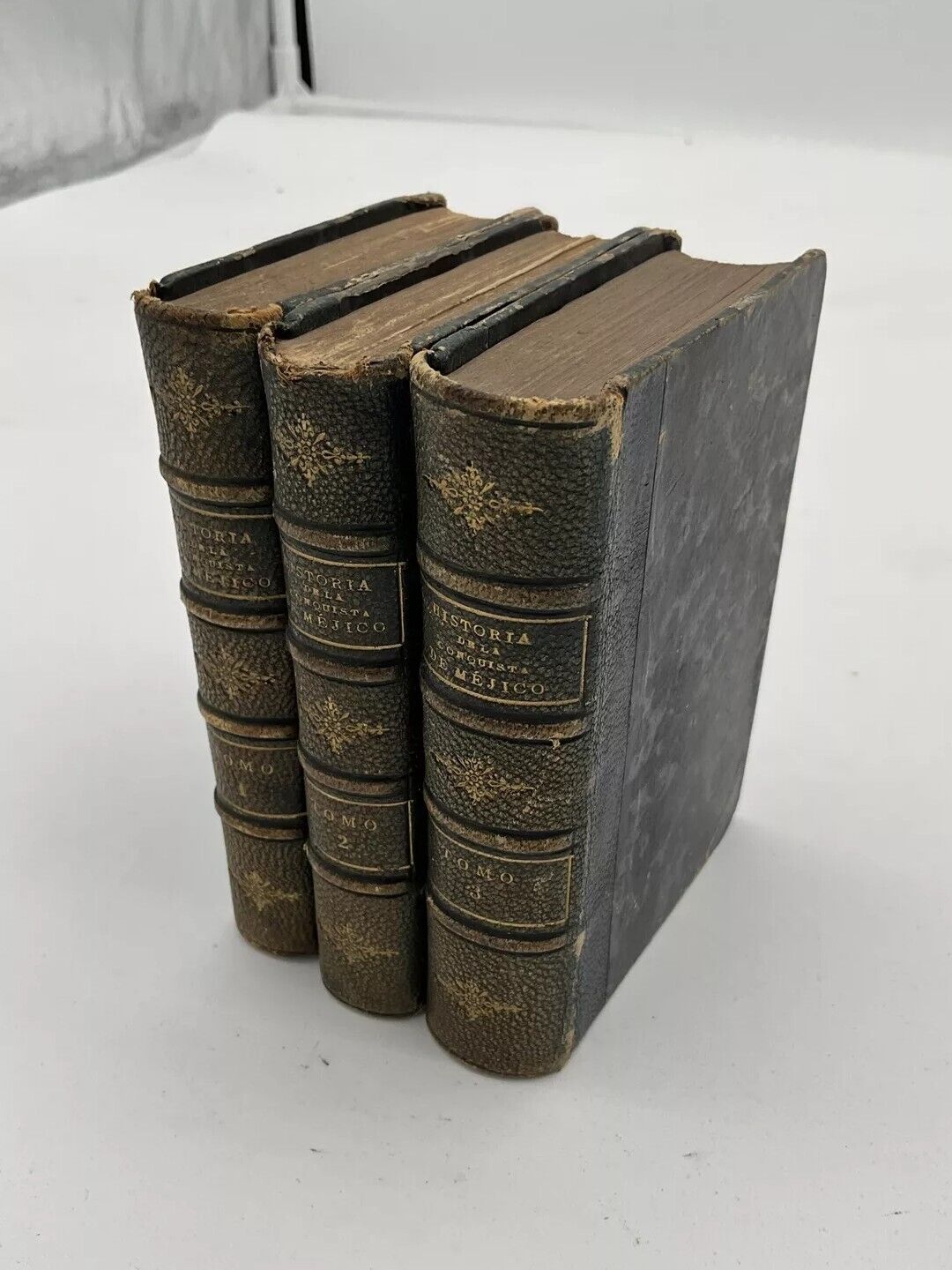 Antique-1826-Historia De La Conquista De Mejico, 3 Volumes, Don Antonio Spanish