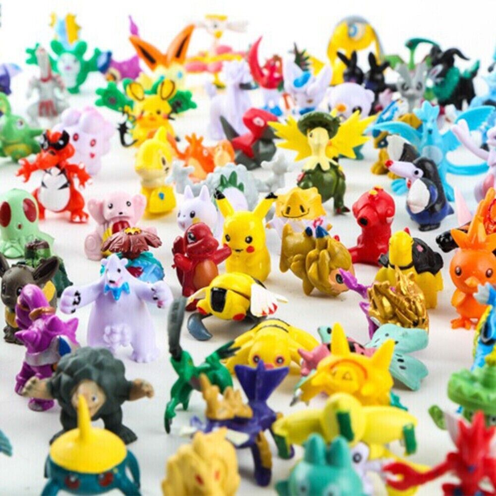 144 pcs Mini Action Figures Figurines Toys 4 Kids Party Gift Xmas Cake Topper
