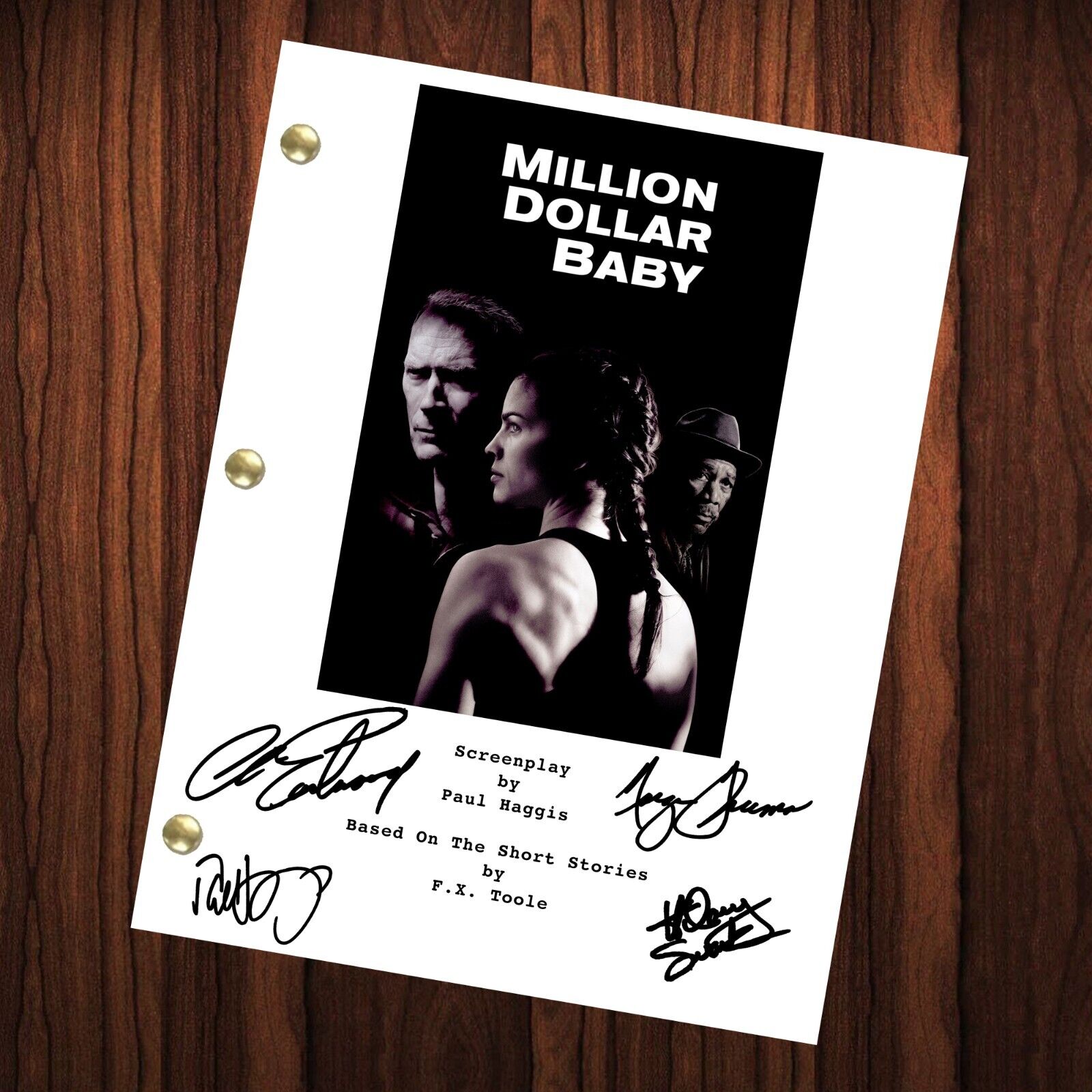 Million Dollar Baby Autographed Signed Movie Script Reprint Full Screenplay