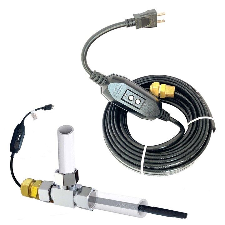 MAXKOSKO Heating Cable That Heats Water Pipes from Inside The Pipe 120V