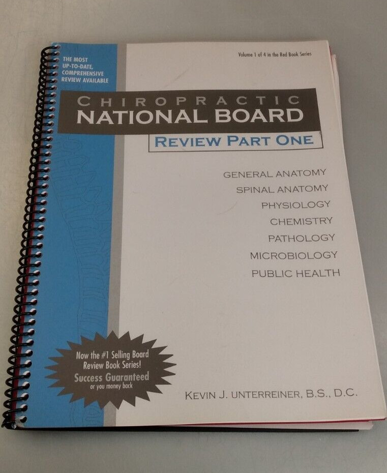 Chiropractic National Board Review Part 1 - Red Book Series Kevin Unterreiner