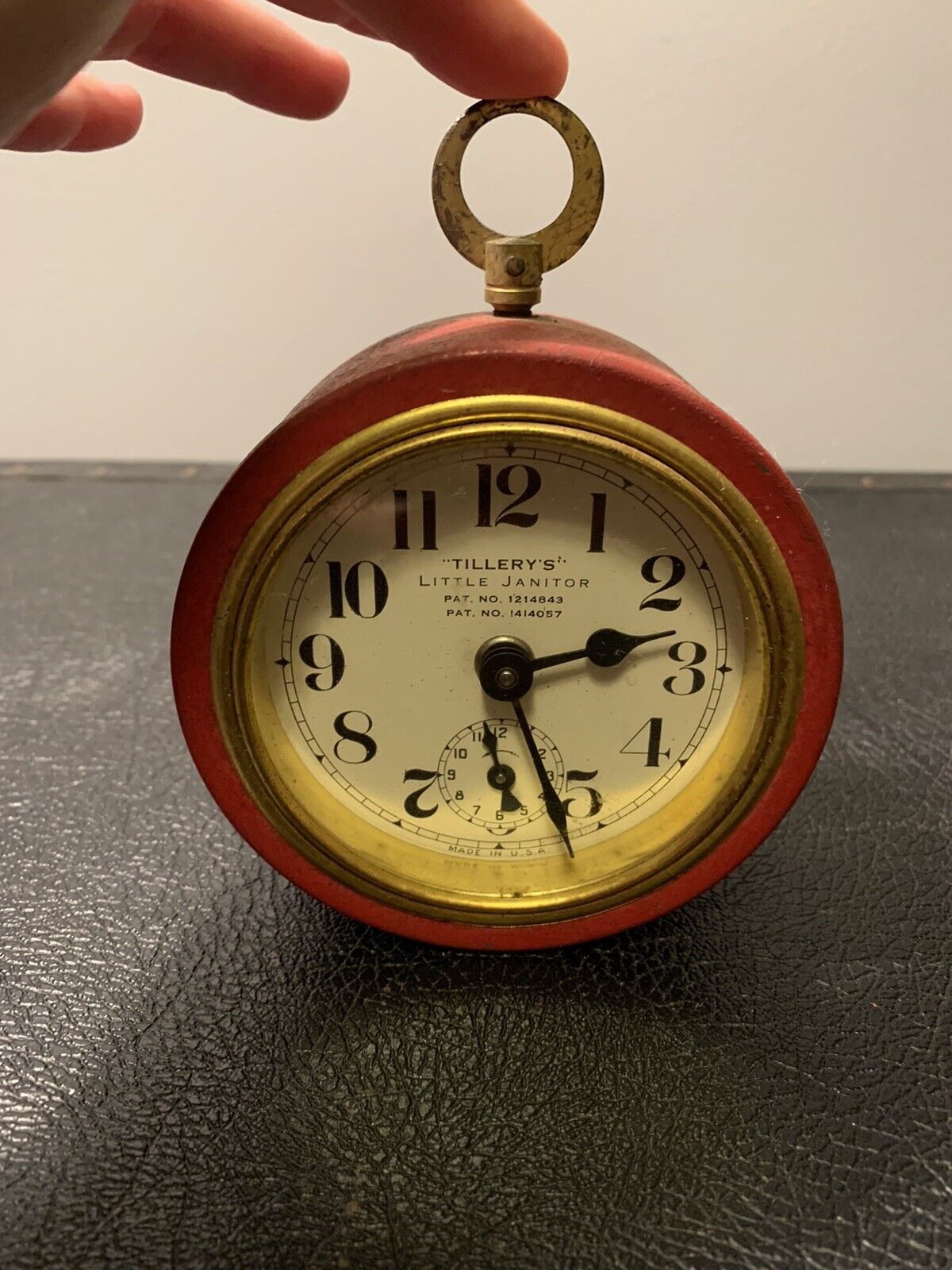 Antique Red Tillery’s Little Janitor Clock *READ*