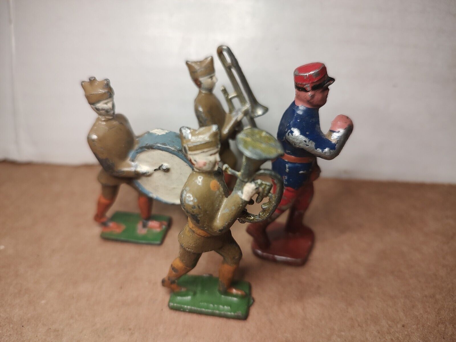 WW 1 French Band Toy Soldiers Lot 4
