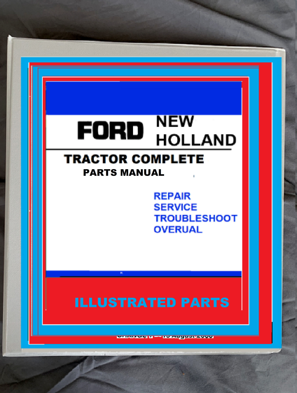 Ford  335 diesel and gas tractor Parts Manual Illustrated  GUIDE MANUAL & BINDER
