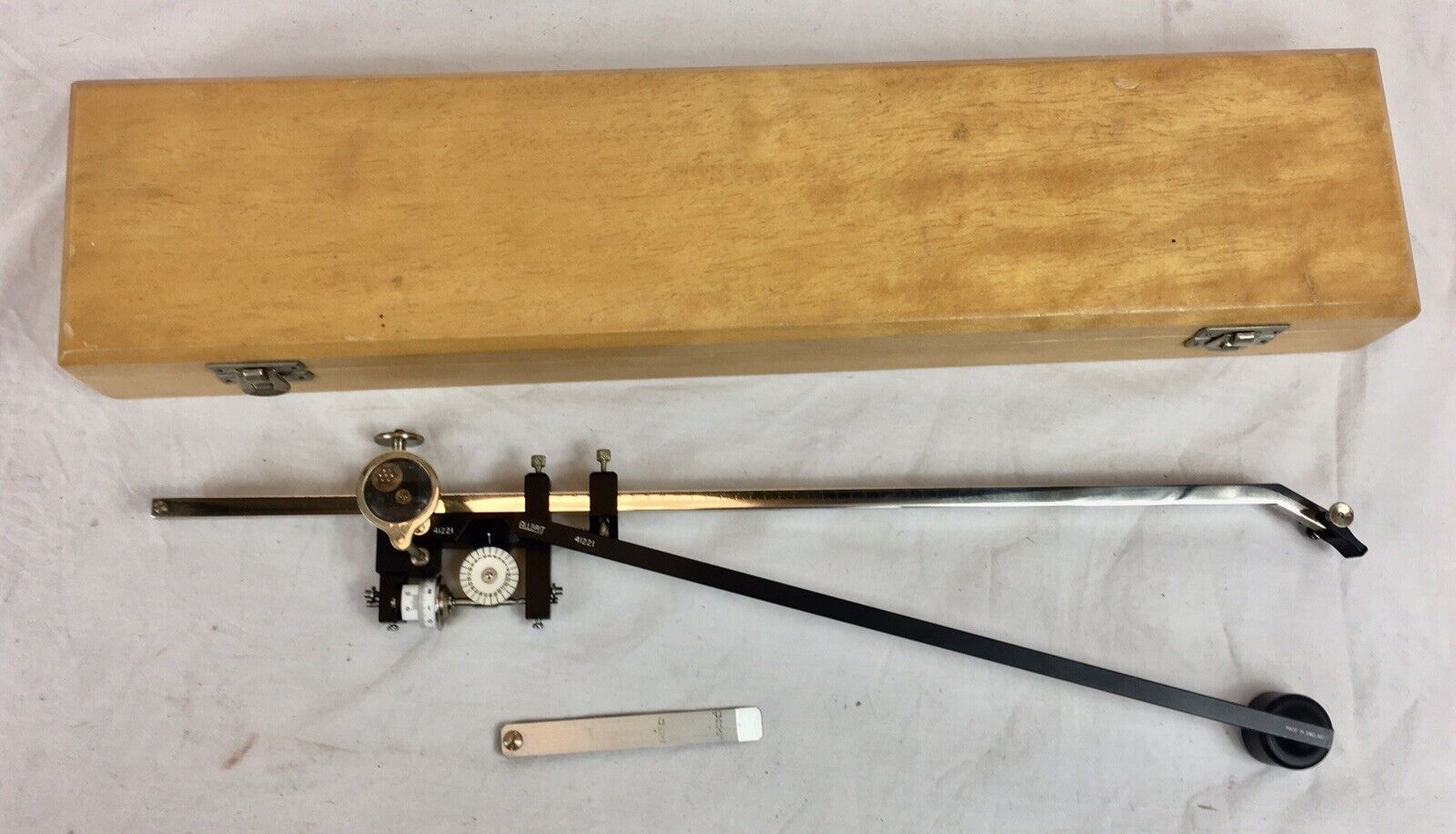 Vintage ALLBRIT Fixed Arm Polar Planimeter, Mathmatical Measuring Instrument