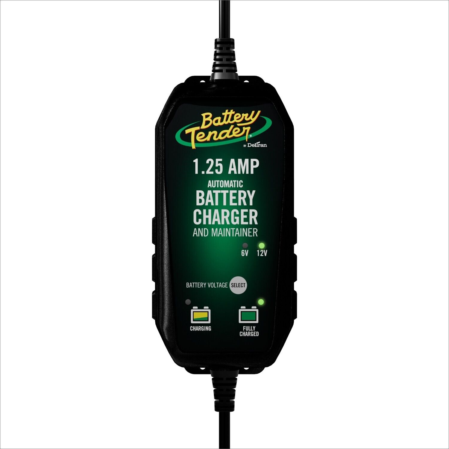 Battery Tender 12V / 6V - 1.25 AMP Selectable Battery Charger - 022-0211-DL-WH