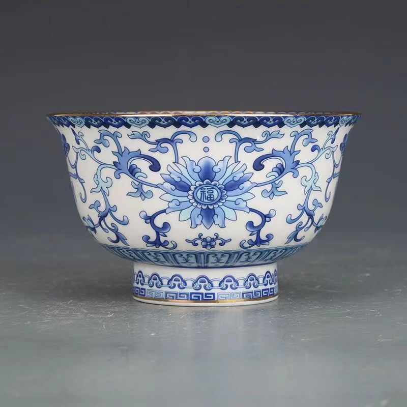 Chinese Antique Lotus Bowl Porcelain Bowl Antique Collection
