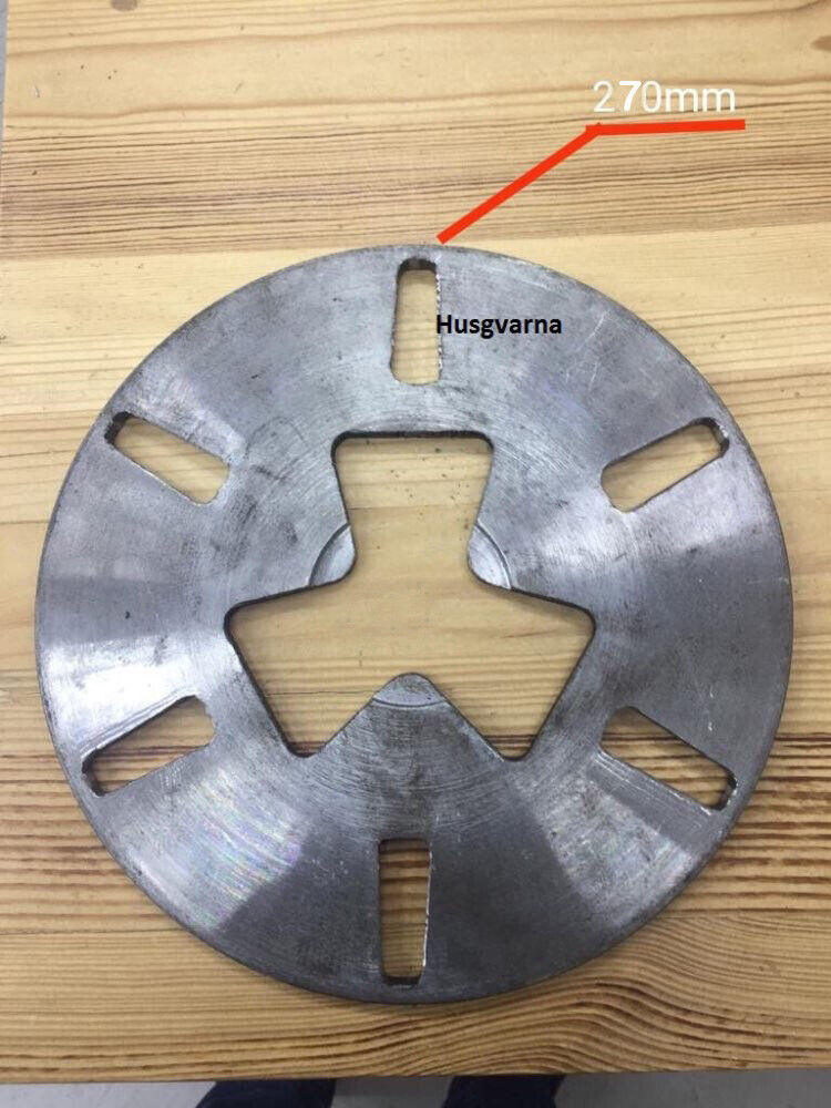 270mm QC Plate to use husqvarna metal tools for HTC800, HTC950, SASE6000 & 8000