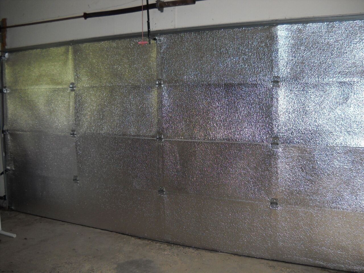 NASATEK SSR 2 Car Garage Door Reflective Silver Foam Core Insulation Kit 