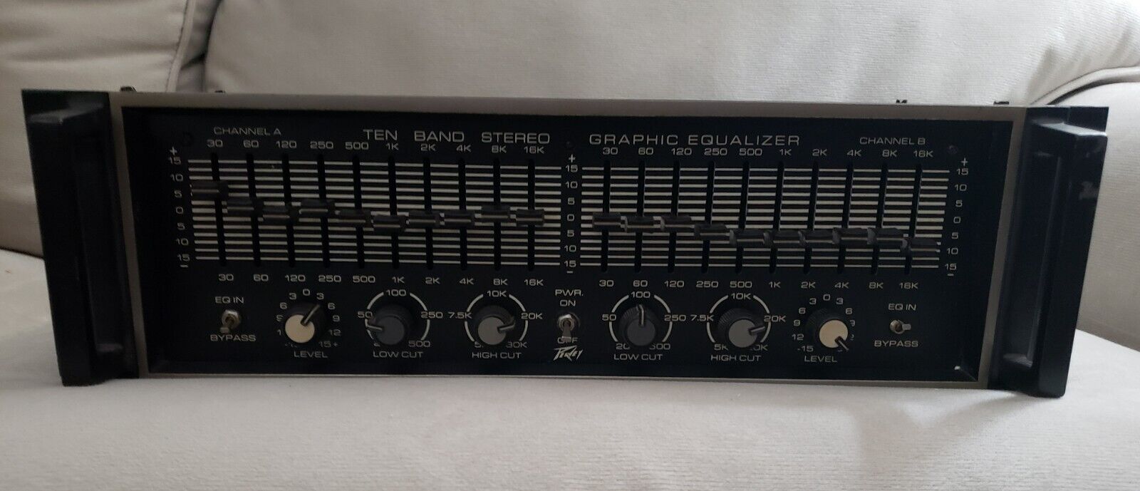 Peavey 10 Band Stereo Graphic Equalizer 