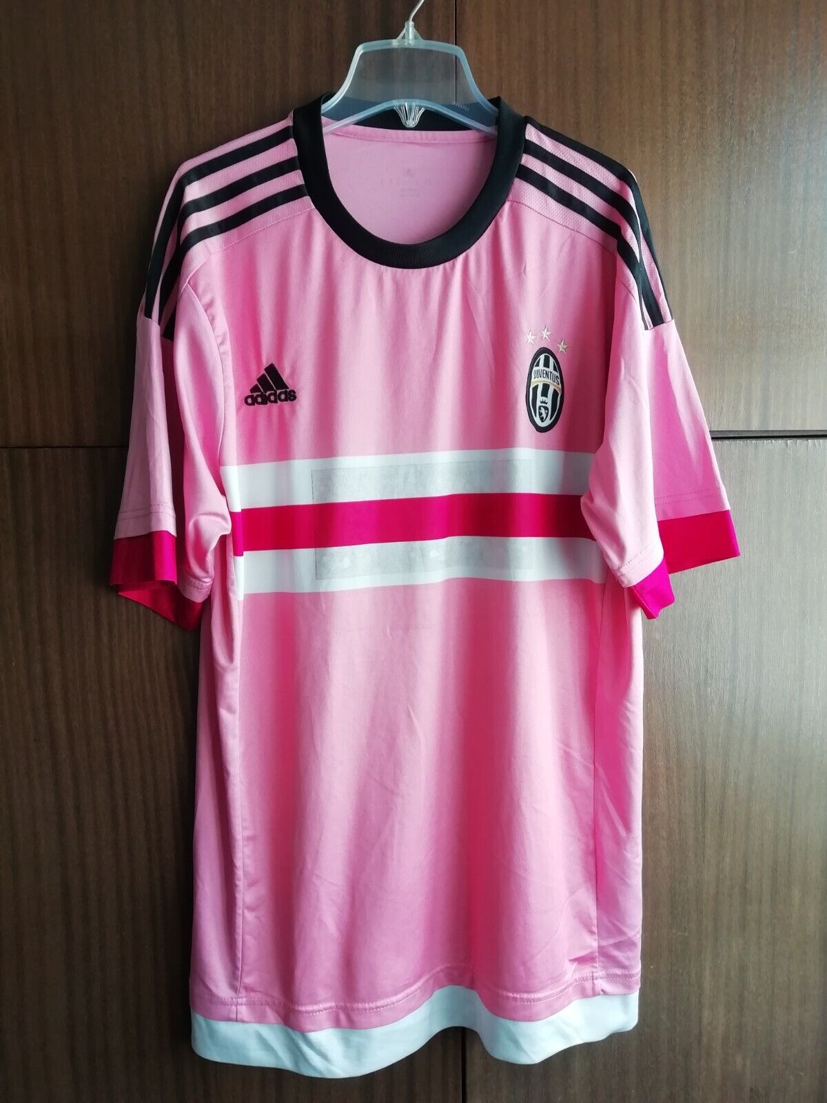Juventus Away 2015 2016 Adidas XL Shirt Jersey Pink Maglia Football Soccer