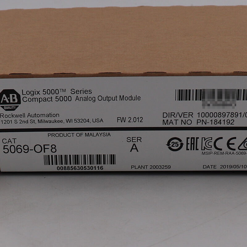 Allen Bradley 5069-OF8 Compact 5000 Analog Output Module Ser A AB5069-OF8 Sealed