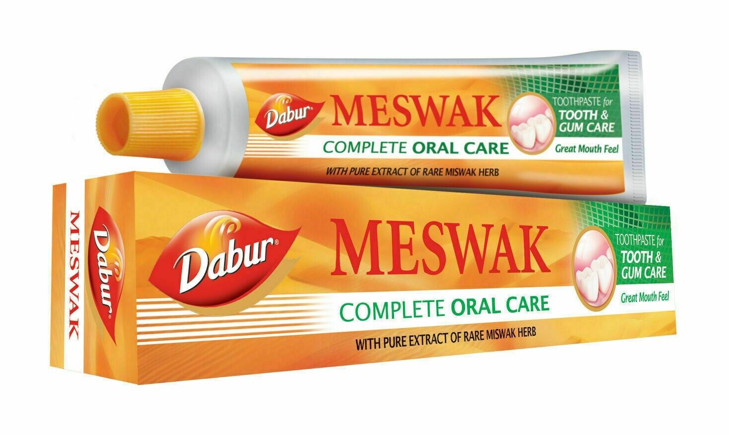 6X Dabur Meswak Tooth Paste 100gm with Pure Extract Of Rare Miswak Herb