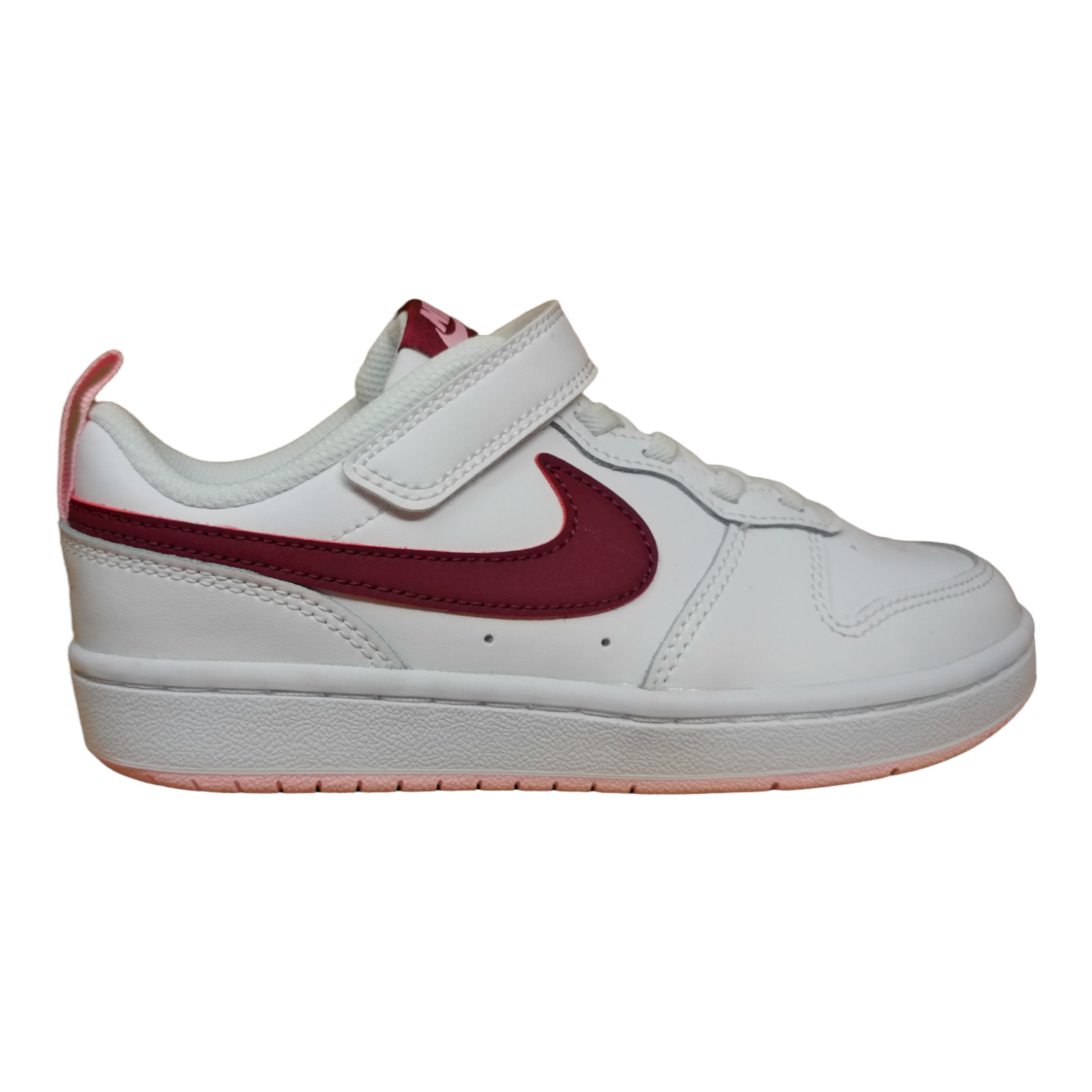 Nike Court Borough Low 2 (PSV) Youth Sneakers - Beetroot, US Sizing [BQ5451-120]