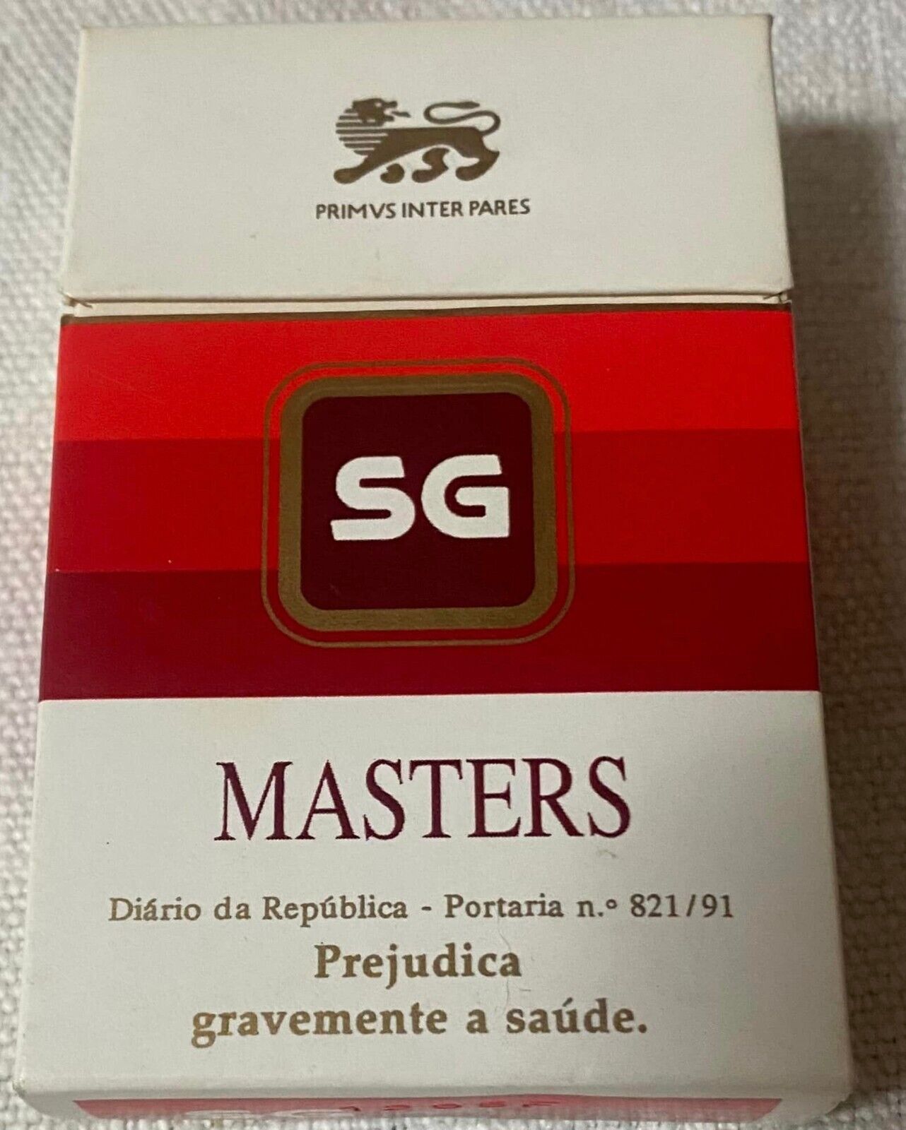 Vintage SG Masters Filter Cigarette Cigarettes Cigarette Paper Box Empty