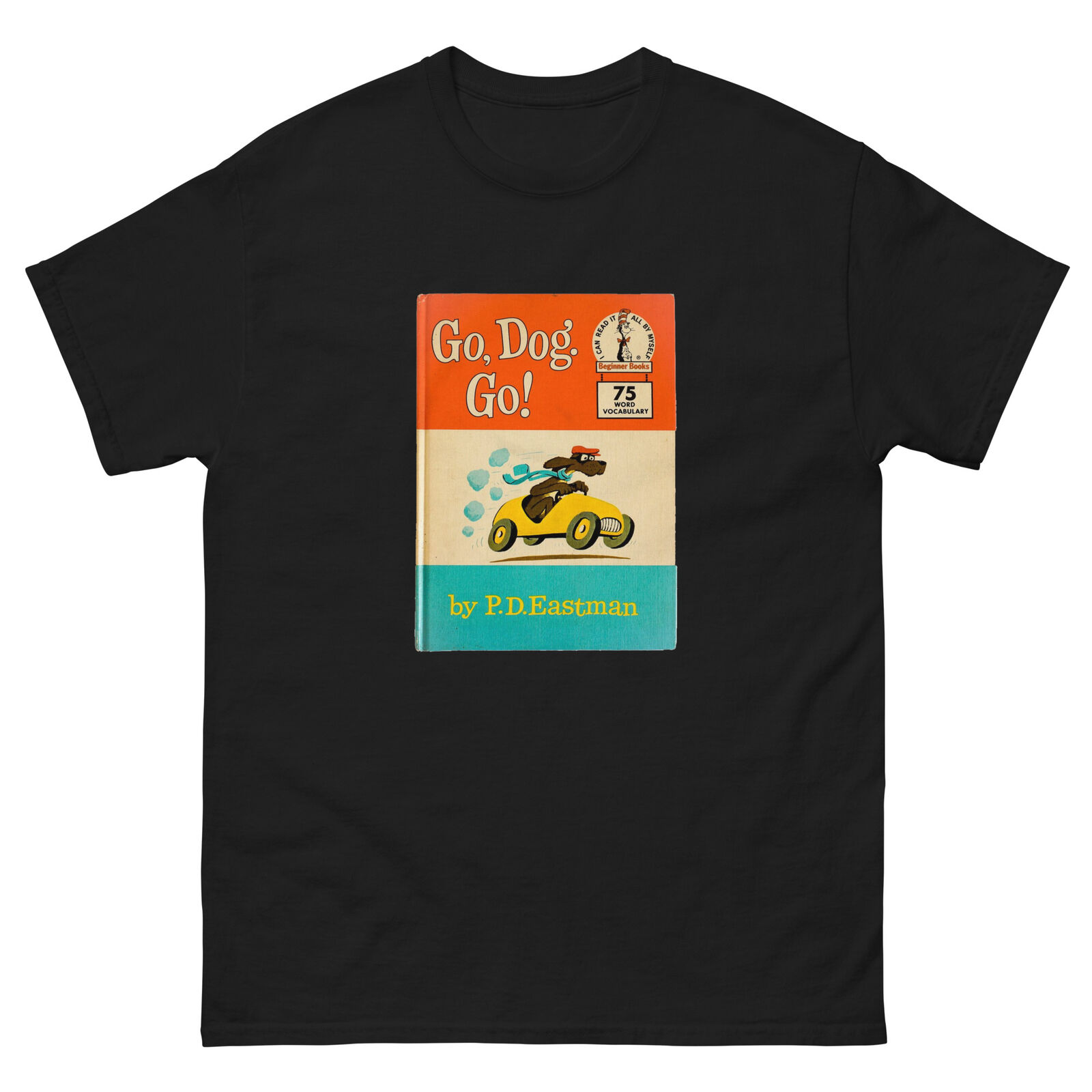 Vintage 1961 Go Dog Go Book Cover Unisex T-Shirt