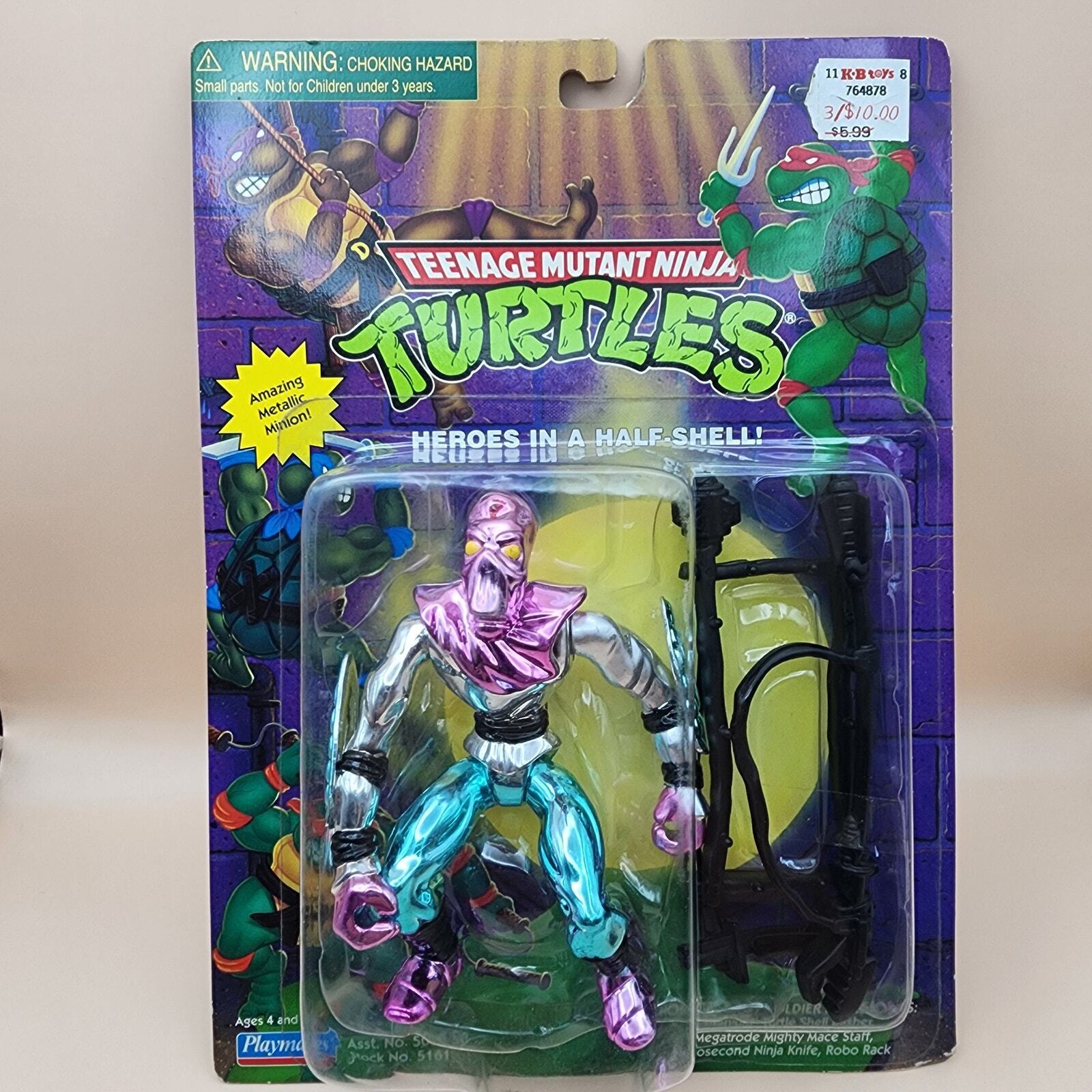 Teenage Mutant Ninja Turtles TMNT (Vintage 1998) NEW NIB Robotic FOOT SOLDIER