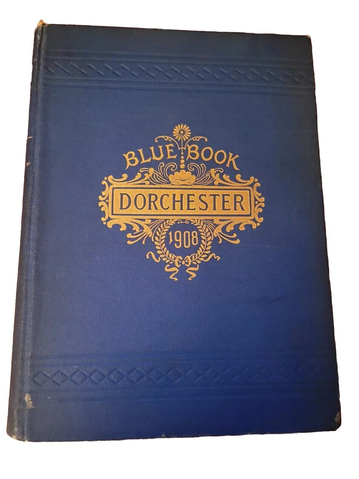 Blue Book Dorchester 1908 Antique Directory & 1905 Map Genealogy Illustrations 