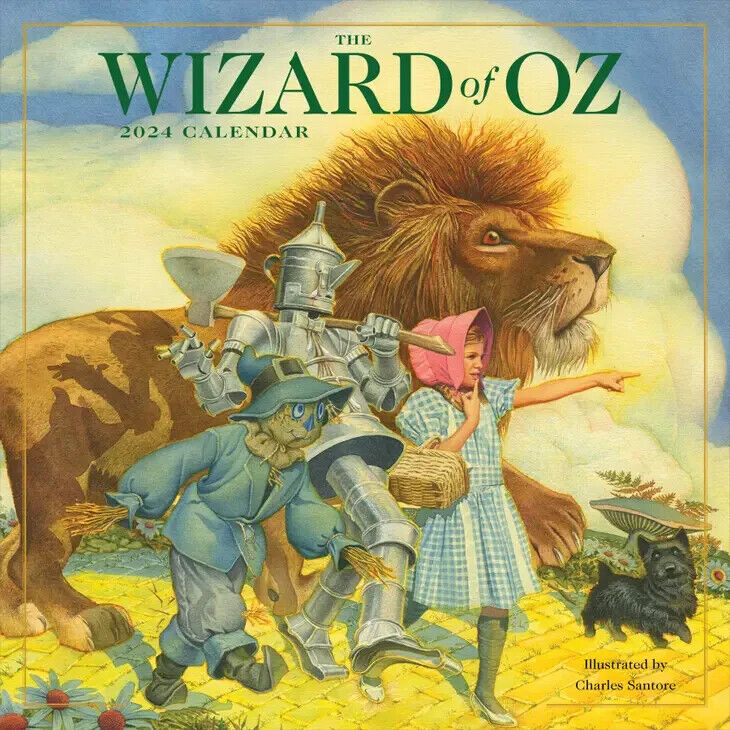 TF Publishing 2024 Wizard of OZ Wall Calendar w
