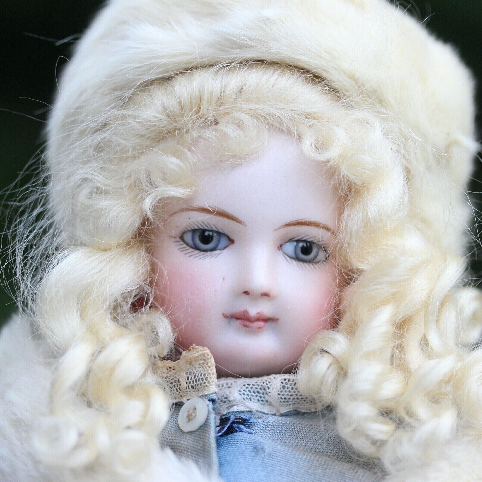 Jumeau 1870s fashion Doll bisque doll with Bru face original clothing Robe
