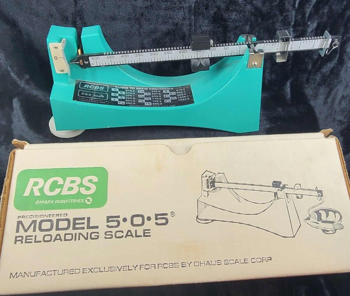 RCBS MODEL 505 RELOADING SCALE, MISSING PIECES